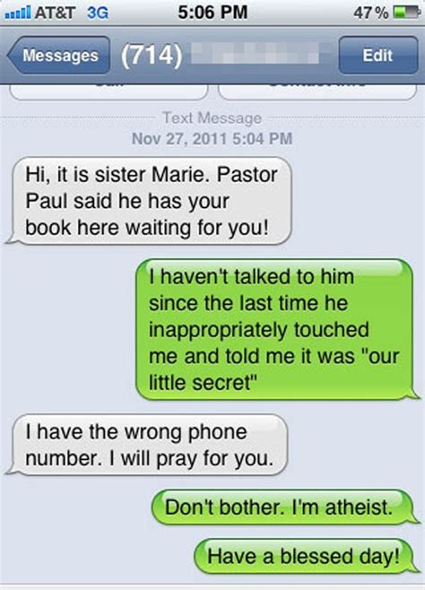 funny texts the funniest wrong number texts ever