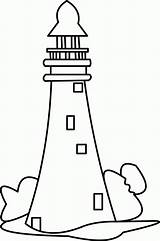 Lighthouse Lighthouses sketch template