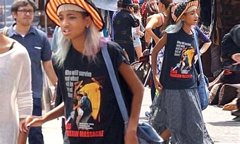 Willow Smith 12 Wears T Shirt Tribute To R Rated Texas Chainsaw