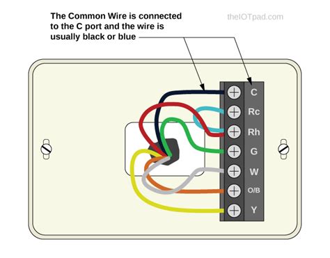 brown wire thermostat wiring diagram  schematics