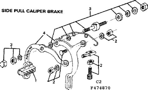 bicycle brake caliper parts