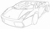 Lamborghini Coloring Pages Printable Police Fan sketch template