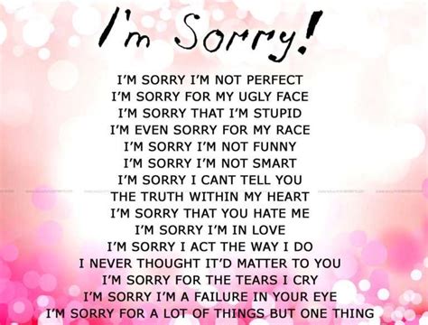 apology card templates   printable word  intended