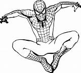 Spiderman Coloring Pages Printable Color Unique Cute Getcolorings Print Sp sketch template