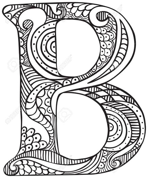 letter  coloring pages  adults ideas