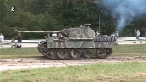 german panther tank in original restored condition