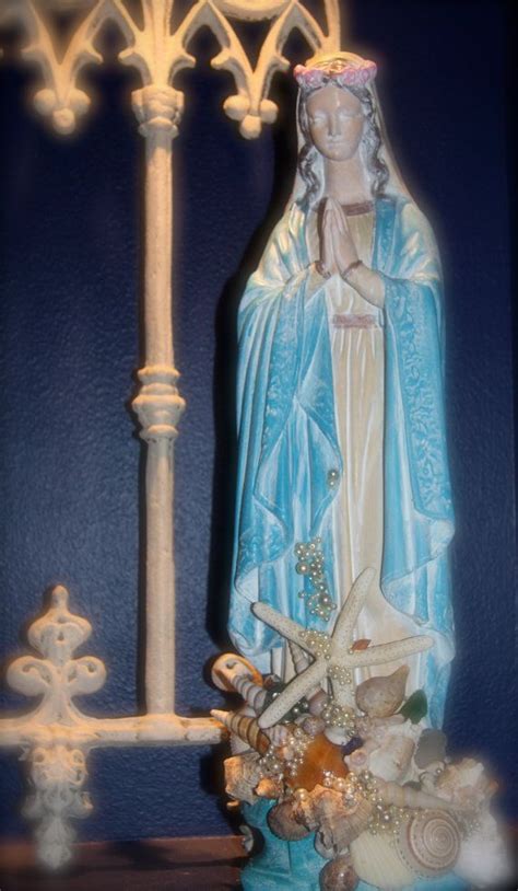 Virgin Mary Star Of The Sea Statue 21 Inches By Vivianimbruglia 145