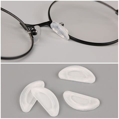 new 5 pair mini glasses nose pads adhesive silicone nose pads non slip