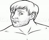Coloring Pages Wwe Ambrose Dean Online Color Printable Info sketch template