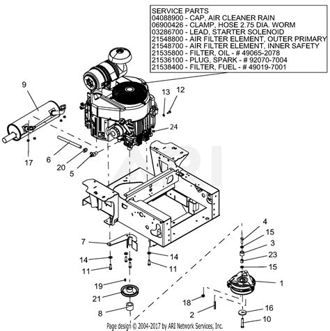 kawasaki engine parts diagram