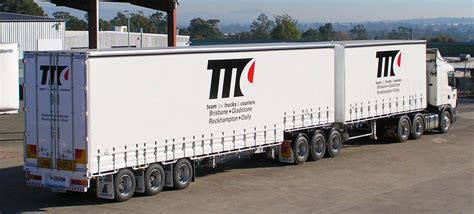 semi trailers team transport logistics brisbane queensland