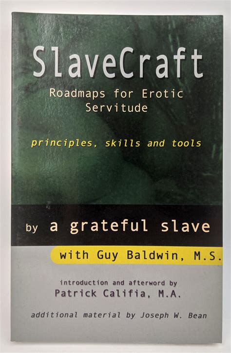slavecraft roadmaps for consensual erotic servitude principles