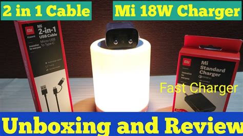 mi  fast charger  mi  mi    cable unboxing  review qualcomm quick charge