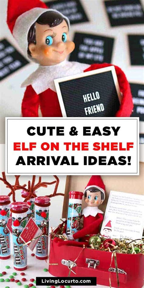 elf   shelf arrival ideas christmas elf printables video