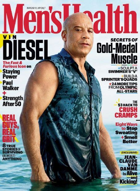 Vin Diesel Men S Health Magazine July 2021 Cover Photo United States
