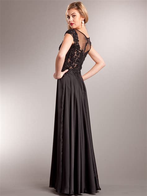 classy lace top evening gown sung boutique l a