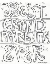 Coloring Pages Grandparents Grandma Printable Cards Doodle Nana Labor Worlds Color Alley Happy Sheets Print Religious Kids Grandparent Getcolorings Template sketch template