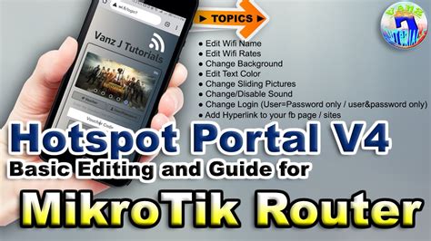 Free Mikrotik Hotspot Portal V4 Lite Version How To Edit And Modify