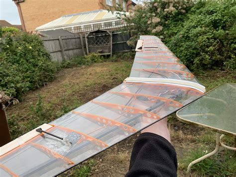 printed flying wing glider  rrcplanes