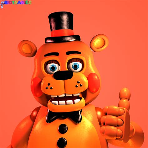 toy freddy render fivenightsatfreddys