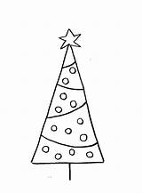 Tree Christmas Doodle Ways Series Drawing Triangle Doodles Easy sketch template