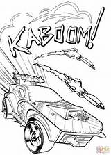 Wheels Colorear Kaboom Desenho Kolorowanka Print sketch template