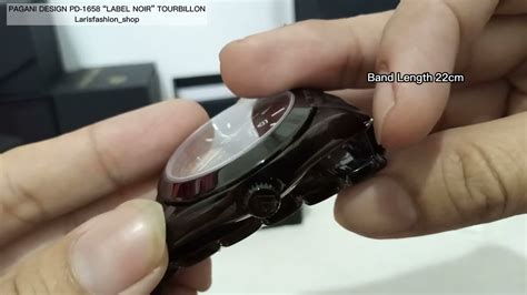 pagani design pd  label noir tourbillon youtube