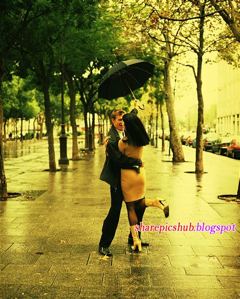 love in rain romantic wallpaper love couple in rain