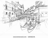 Venice Gondola Designlooter Carnavale sketch template