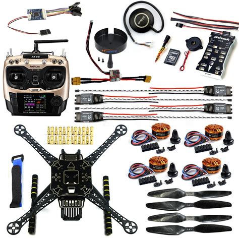 diy fpv drone kit welded   axis aerial quadcopter unassembled  pix flight control