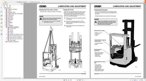 crown forklift til service  parts manuals dvd