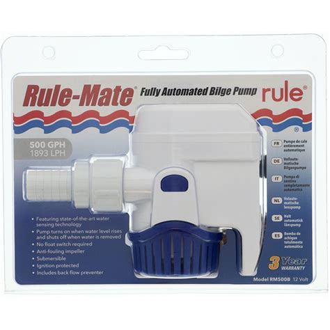 rule rmb  gph rule mate automatic bilge pump