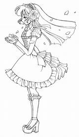 Coloring Anime Pages Girl Body Lolita Line Gothic Deviantart Girls Color Cute Printable Drawing School Colouring Google Group Boy Sketch sketch template