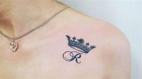 20 Crown Tattoos Fit For A Queen