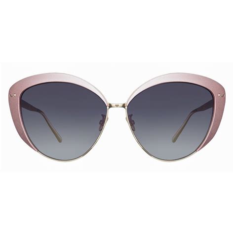 linda farrow   cat eye sunglasses pink linda farrow eyewear