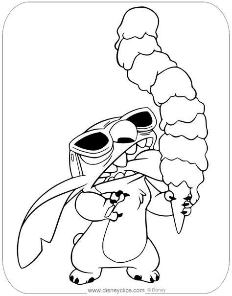 printable lilo  stitch coloring page  printable coloring