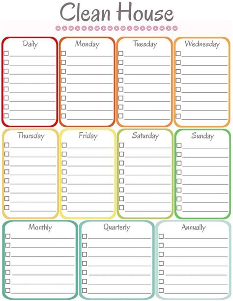 adult cleaning chart  pinterest weekly cleaning weekly cleaning