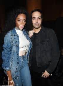 winnie harlow and jasmine sanders at mene pfw event daily mail online