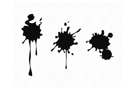 paint splatter svg graphic  crafteroks creative fabrica