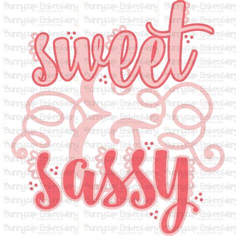 sweet and sassy svg and clip art 289962 cut files