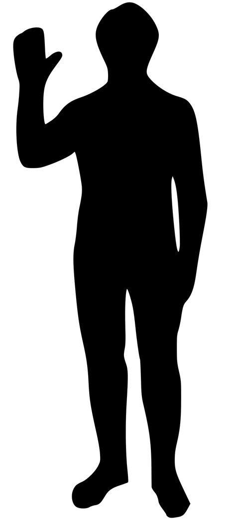 human outlines clipart