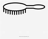 Brush Coloring Hair Pages Comb Template Kindpng sketch template