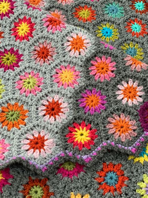 bespoke handmade crochet temperature blanket   unique etsy