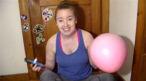 Blowing Up A Balloon No Pop Youtube