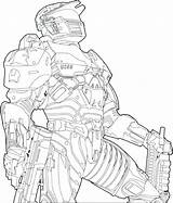 Coloring Halo Pages Master Chief Spartan Getcolorings Color Getdrawings Print Printable Colorings sketch template