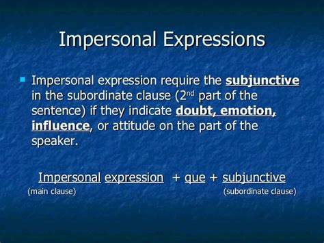 impersonal expressions