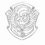 Potter Ravenclaw Hogwarts Crest Gryffindor Hufflepuff Draw Escudo Pottermore Crests Lineart Celebrando Coloringhome Attractive Poudlard Albanysinsanity Aesthetic Septiembre sketch template