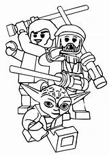 Lego Star Wars Pages Coloring Online Coloringpagesonly Color sketch template