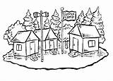 Coloring Pages Camping Camp Summer Popular sketch template