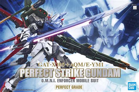 pg  perfect strike gundam release info box art  official images